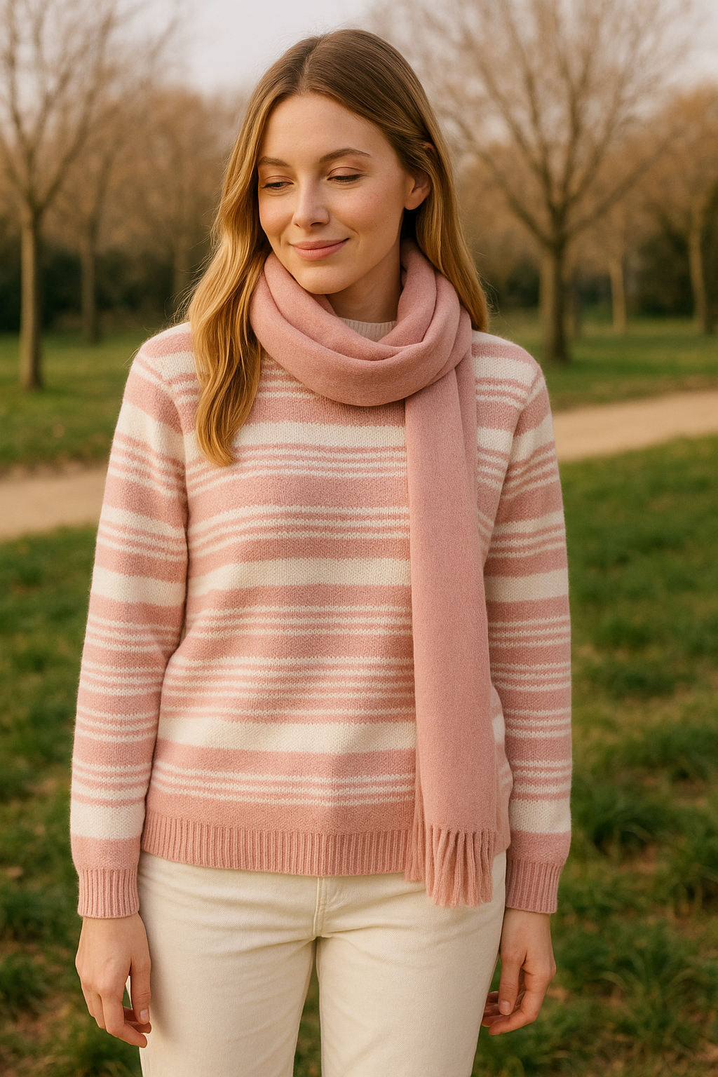 Suéter de Rayas para Mujer